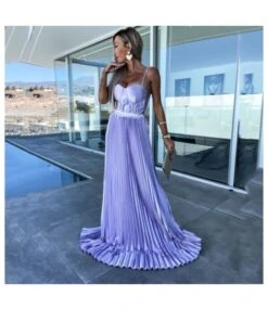 Temperament Mopping Sling Satin Zipper Pleated Party Dress Wholesale Dresses N46723032800112 -DivaLook Shop O1CN01rcV0ix2HGO80mfL37 2212450069123 0 cib 4