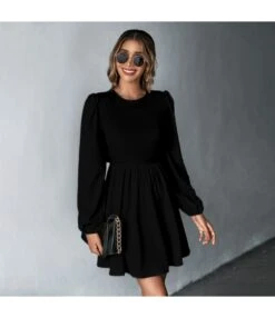 Solid Color Sexy Backless Puff Long-Sleeve A-Line Dress Wholesale Dresses SDN537992 -DivaLook Shop a66cf187 fc6b 44a0 a303 a911fe85beb1 623df38abfaadd2de3dbcfffa39ca7b6