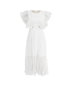 Trendy Round Neck Ruffles Hollow See-Through Lace Bikini Cover Up Vacation A-Line Casual Dress Wholesale Dresses SD531276 -DivaLook Shop ab2e7bf7 9494 4d0c bf40 bb6e8152aaa6 2b98ae0e62e74421bf627764aa54b9ce