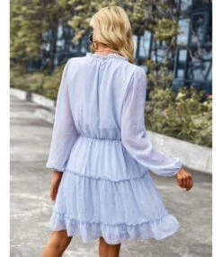 Polka Dot Tie-Up Sexy Long-Sleeve Loose Chiffon Dress Wholesale Dresses SDN535555 -DivaLook Shop abb32df9 eb76 49e7 b8f5 922a6879ba66 e4ae4df1fd123c78ae2ae6a3b6fee5ff