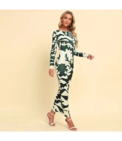 Casual Contrast Print Maxi Dress Crew Neck Sexy Backless Slim Long Sleeve Wholesale Dresses SDN560149 -DivaLook Shop abbb7778 727c 42d0 8a69 972f61ca7966 c053a40b20e40b973a1947d6fe5a1571