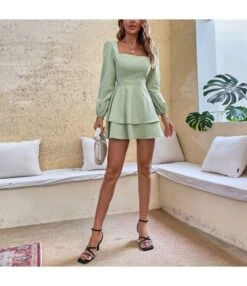 Sexy Backless Square Neck Long Sleeve Ruffle Mini Dress Wholesale Dresses SDN539566 -DivaLook Shop affa042d af91 4205 9aca ba53d855775b 9a1b558374fd54bc017d3c030d318090