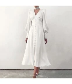 V Neck Nipped Waist Vintage Midi Satin Dress Wholesale Dresses SDN536436 -DivaLook Shop b16f794b bb03 4a23 93b1 3df470ea0ceb O1CN01Hoy2EF2GztkxQ93Uh 2212501819087 0 cib