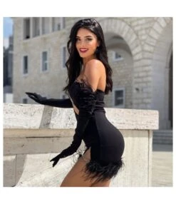 Sexy Patchwork See-Through Raw Edge Slim Fit Tube Top Dress Wholesale Dresses SDN537606 -DivaLook Shop ba911889 f315 4ef9 9b3d c628c88377bf 390c1e470f73678c28422ab35cd45ff4