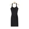 Sexy Tie-Rope Side Slit Solid Color Halterneck Knitted Midi Dress Bodycon Wholesale Dresses SD204428 -DivaLook Shop bafebbca ffa3 433f 8f71 c5c5b3ed0e1c b2ca8a8b744a856c755d4d4d2b67bd58