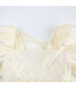 Sexy Square Neck Satin Dress Puff Sleeve Solid Color A-Line Wholesale Dresses SDN560919 -DivaLook Shop bc1fafba b2bb 44e1 873d 8db9d8338d8b 5f3b58926e948296c00d8b51a512213d