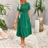 Solid Color Puff Sleeve Slimming Round Neck Smocked Dress Wholesale Dresses SDN539513 -DivaLook Shop be89d063 d6bd 4d84 ac70 398f08ec32ba 06c4a3bce1d38f4c15233f9886f174d2