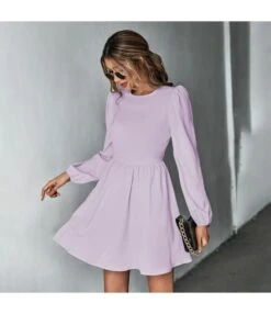 Solid Color Sexy Backless Puff Long-Sleeve A-Line Dress Wholesale Dresses SDN537992 -DivaLook Shop c0c5964d fc28 4aaf bb9b df0d7c85b551 e76fac8416e8b293a18599317b8443a3
