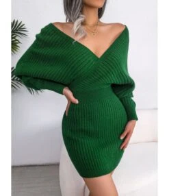Sexy V-Neck Cross Bat Sleeve Mini Dress Long Sleeve Bodycon Wholesale Dresses SDN360688 -DivaLook Shop c6063f3c 2f4d 4b1c bd3f 85291b9108e9 O1CN014ynGKD2MVZHOGhqhb 3421199833 0 cib