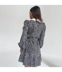 Long Puff Sleeve Floral Contrast Color Mini Dress Wholesale Dresses SDV463820 -DivaLook Shop c6934683 232b 4a43 970d d294a4d8617c dcf1d9ecf586b4b7a49210b407e28b11