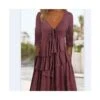 Casual Long Sleeve V Neck Tie Irregular Cake Dresses Wholesale Dresses N5923090100070