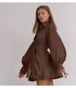 Fashion Loose Solid Color Long-Sleeved Niche Shirt Dress Wholesale Dresses SDV463826 -DivaLook Shop cb3cf16d 2bac 4b86 b3db 0f4c702ebf76 8d1efd299fcfc14b5086d6e73d40ec37