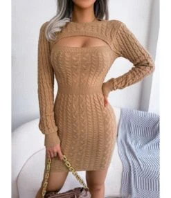 Sexy Cutout Twist Sweater Knitted Dresses Long Sleeve Bodycon Solid Color Wholesale Dresses SDN561559 13 Sexy Cutout Twist Sweater Knitted Dresses Long Sleeve Bodycon Solid Color Wholesale Dresses SDN561559 -DivaLook Shop cd4b906f 9c72 446f a5e7 2985493b5b8c 67bd76b1a0dc6d1e7b323bbe3d3eac9e