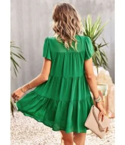 Elegant Puff Sleeve High Waist Smocked Dress Wholesale Dresses SDN539510 -DivaLook Shop cda32519 c69e 4710 a0e6 578d9e882463 5a83fa499c48f4579d5c77db3f909fc0