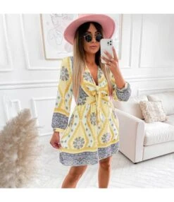 Fashion Print V-Neck Dress Casual Long Sleeve Loose Swing Wholesale Dresses SDN562005 -DivaLook Shop cee6f144 5c8c 446c 8350 3b0e22e99354 O1CN01gn1Xbp1OfIlCOTE2R 2223191732 0 cib
