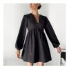 Commuting Simple V-Neck Lantern Sleeve Solid Color A-Line Dress Wholesale Dresses N463523021400186 -DivaLook Shop d27a70fdf0ac45378d7dafab00be7bc0 3