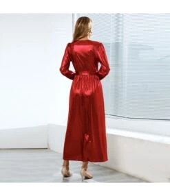 Christmas Sexy V-Neck Slim Tie-Up Shinny Pleated Party Dress Wholesale Dresses SDN537216 -DivaLook Shop d7f41f65 6e7c 497f b97c 6abbf8138d61 7a5578a9d590359ce3a82a0471e9b753