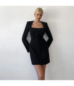 Long Sleeve Right-Angle Shoulders Fashion Slim Fit Sexy Bodycon Dress Wholesale Dresses SDN538617 -DivaLook Shop dcf64fbc f36b 4442 bf66 90eda4896602 aab4460cc98c6dcfbec6957d5519617b
