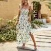 Casual Floral Print U-Neck Bohemian Halter Dress Wholesale Dresses V5923041200042 -DivaLook Shop ddd2fbc536414b34acecafe3009a6183 4