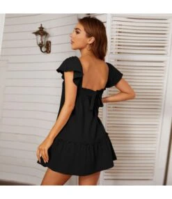 Women Fashion Cap Sleeve Square Neck Bownot Wholesale A Line Dresses SD204377 -DivaLook Shop de7fbfbe 2b2a 44ef a8d5 ae7bc1bd8225 8A7775D83E3EC0EF493AEDA0947AD388