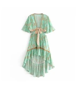 Floral Print Deep-V Neck Flare Sleeve Lace-Up Cutout Irregular Hem Resort Maxi Dresses Wholesale Bohemian Dress For Women SDN532371 -DivaLook Shop e3b16317 5e80 4107 a95c aed40e5a271e 8f80ce574a2e1764c5b72c23b59ffa1f