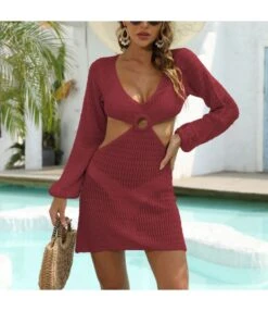 Sexy Backless Cut Out Woven Blouse Beachwear Cover Up Wholesale Dresses SDN535855 -DivaLook Shop e55ece21 79d2 453d 9824 8c74089343d1 8ff55b14cb6ca1eb53226b1ee3c1e69e