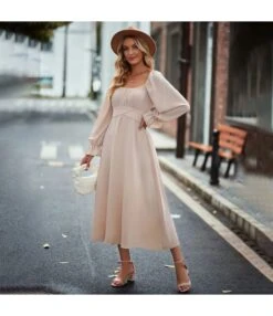 High Waist Square Neck Long Sleeve Casual Swing Dress Wholesale Dresses SDN537988 -DivaLook Shop eb1f1464 7e9c 49de a7a0 e84609abf22a c34e70240d6958ae0e95c6eebb7ef2c5