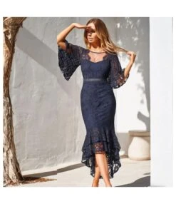 Solid Color Flare Sleeve Lace Slim Elegant Ruffled Fishtail Prom Evening Dress Wholesale Dresses SDN533602 12 Solid Color Flare Sleeve Lace Slim Elegant Ruffled Fishtail Prom Evening Dress Wholesale Dresses SDN533602 -DivaLook Shop eb5061dc 4e8d 4c1b acd5 09744997430a 2F2342A3E1EB4DF59D8B6A4296E06DBA