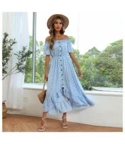 Women Fashion Short Sleeve Off Shoulder Irregular Ruffle Hem Wholesale Floral Dresses SD203707 -DivaLook Shop efc57481 8811 4b9b b326 a978b0778fb3 4CD031946FD7AA3D41D2EEB9D2B92430