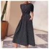 Polka Dot Print Short Sleeve Elastic Waist Wholesale Midi Dresses SD168431 -DivaLook Shop f8af2e44 0295 441a 9571 822a3d82b1af 4ea4beff4364c70c92b1dd97030265a1