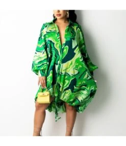 Loose Printing Drawstring Button Down Asymmetrical Shirt Dress SD080525 -DivaLook Shop fcfc8ba5 812e 4e34 9fa3 42fcc18e4f35 86956B432186A025EE0A5AAD6A0DB12D