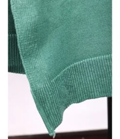 Side Tie Split Plain Knitting Dress -DivaLook Shop img 3525