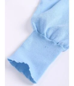 Side Tie Split Plain Knitting Dress -DivaLook Shop img 3898