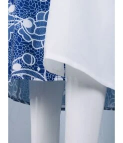 Stitching Print With Floral Shirt Cardigan Sunscreen Long Short-Sleeved Dress In 2 Way SD150031 -DivaLook Shop sd150031 6